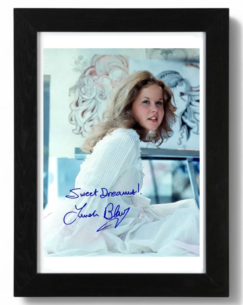 Linda Blair Signed autograph PHOTO Pre Print 6x4/A4/ Framed, изображение 3