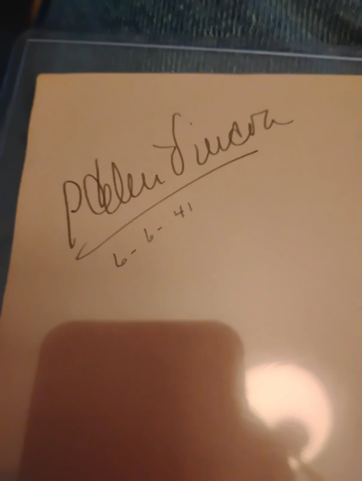 Helen Vinson — Actress Helen Vinson Signed Autographed Album Page With C.O.A., изображение 2