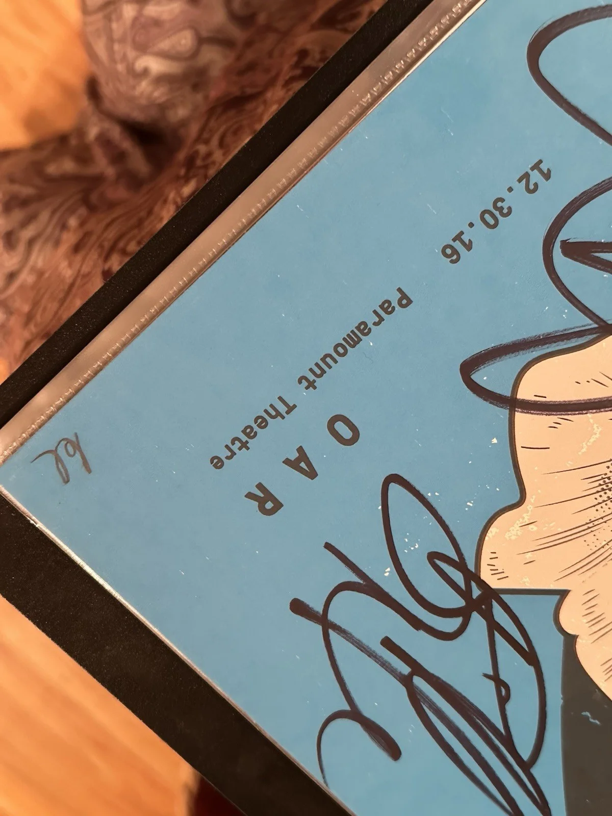 O.A.R. Signed Original Paramount Theatre Concert Posters 12.29.16 & 12.30.16, image 4