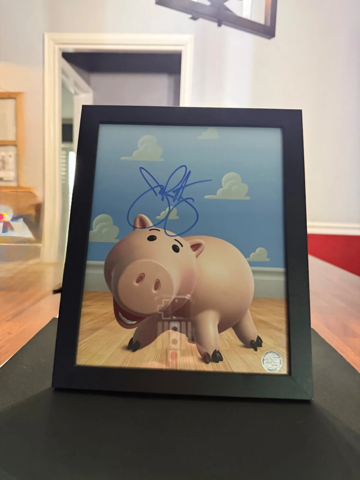 Hamm Toy Story Signed Framed 8x10 Photo Disney Pixar Autographed John Ratzenberg, изображение 2