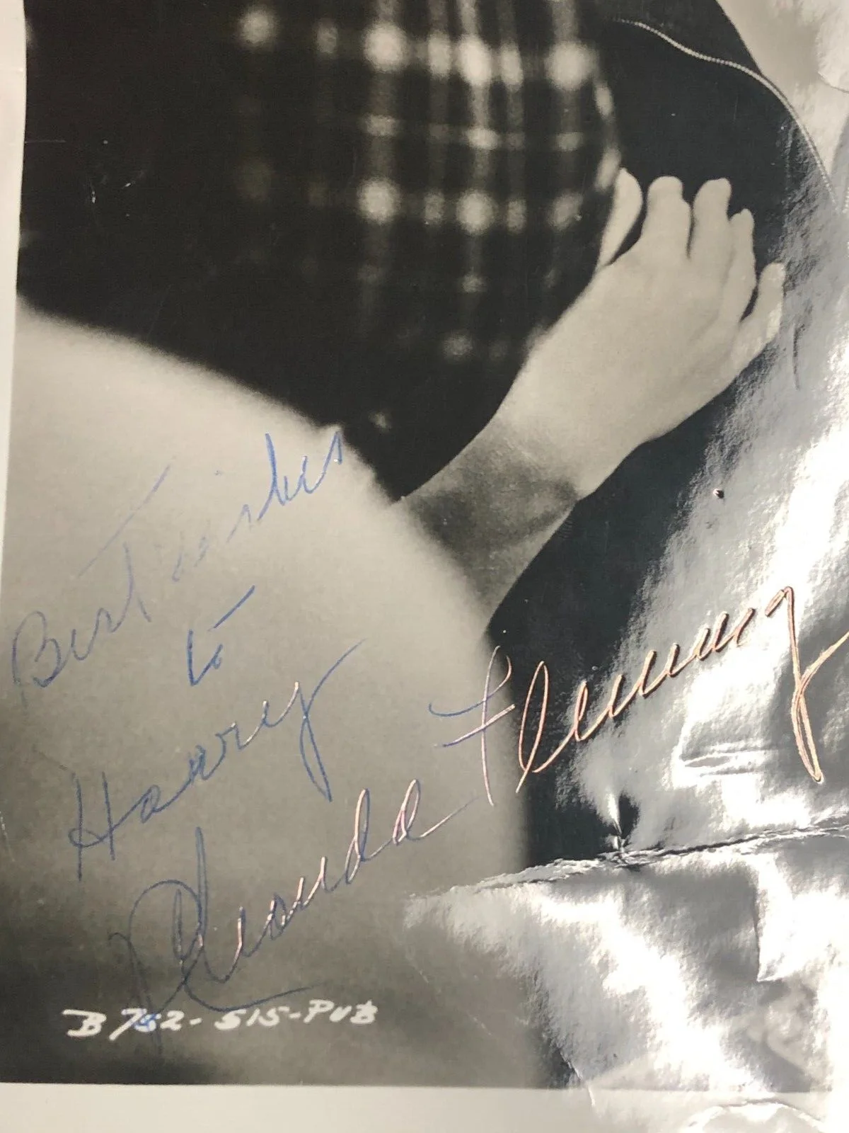 Rhonda Fleming — Actress Rhonda Fleming Hand Signed Autographed B&W 8x10 Original Publicity Photo, изображение 3