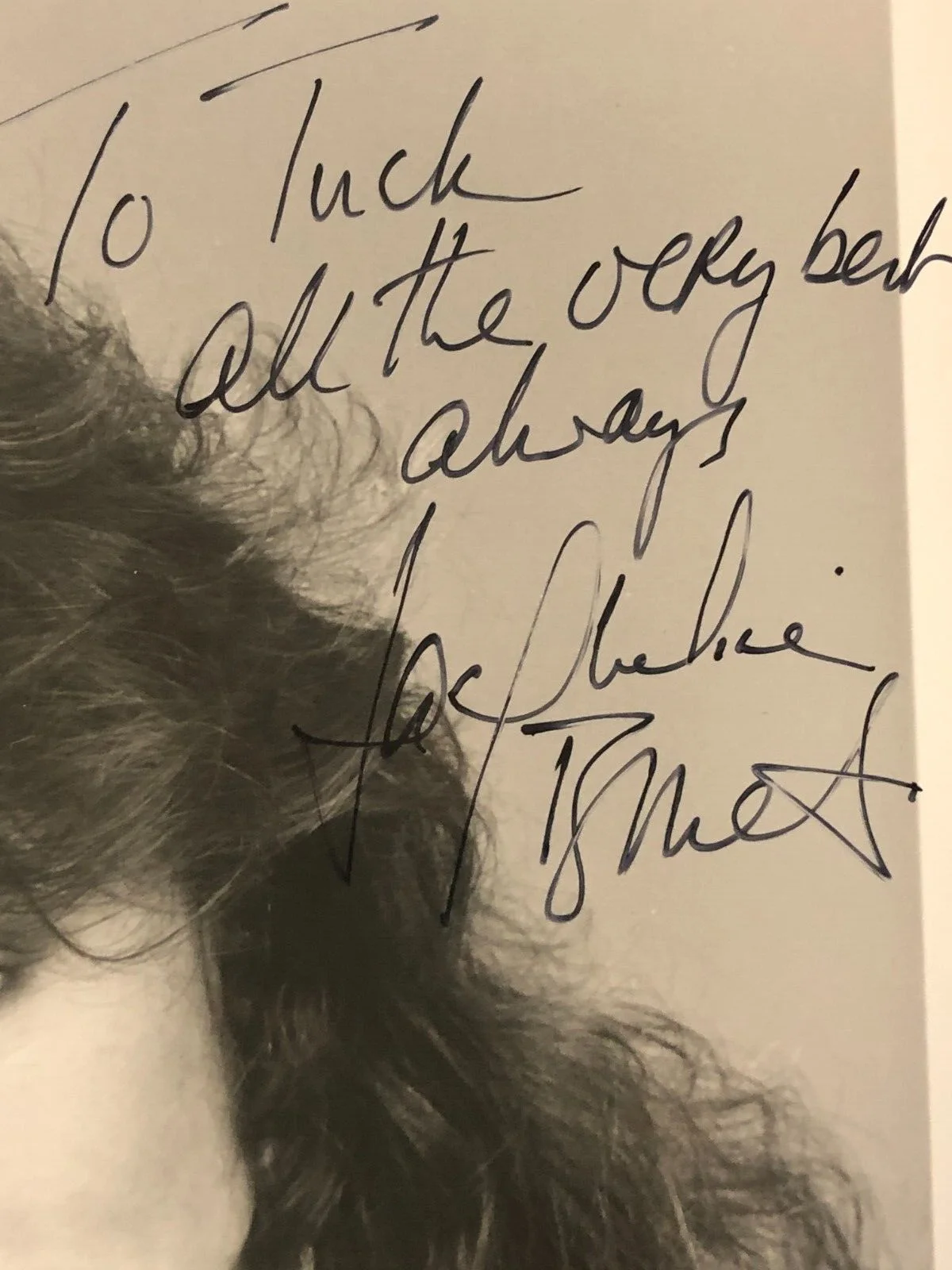 Jacqueline Bisset — Actress Jacqueline Bisset Hand-Singed Autographed 8x10 B&W Photograph, изображение 2
