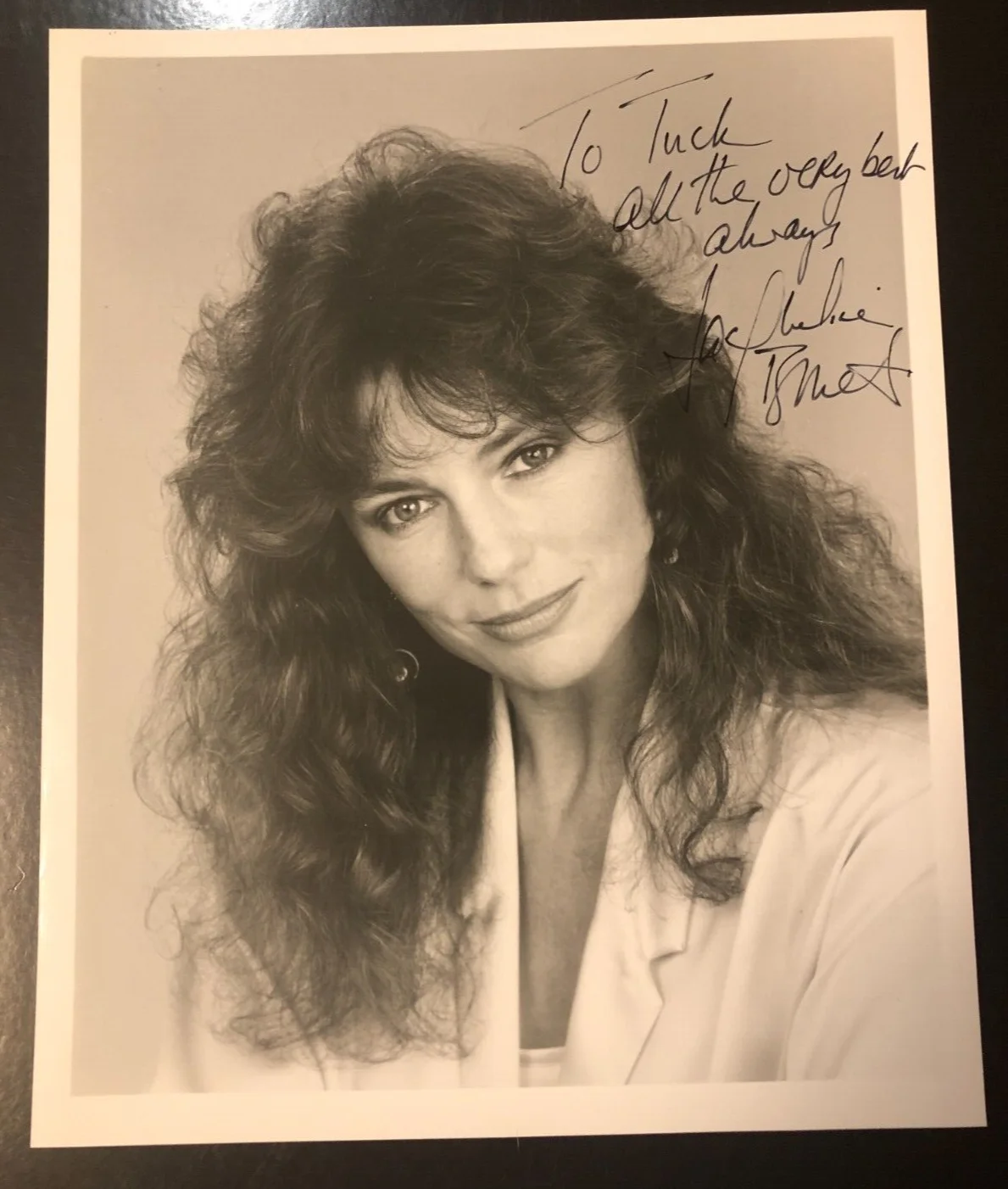 Jacqueline Bisset — Actress Jacqueline Bisset Hand-Singed Autographed 8x10 B&W Photograph, изображение 4