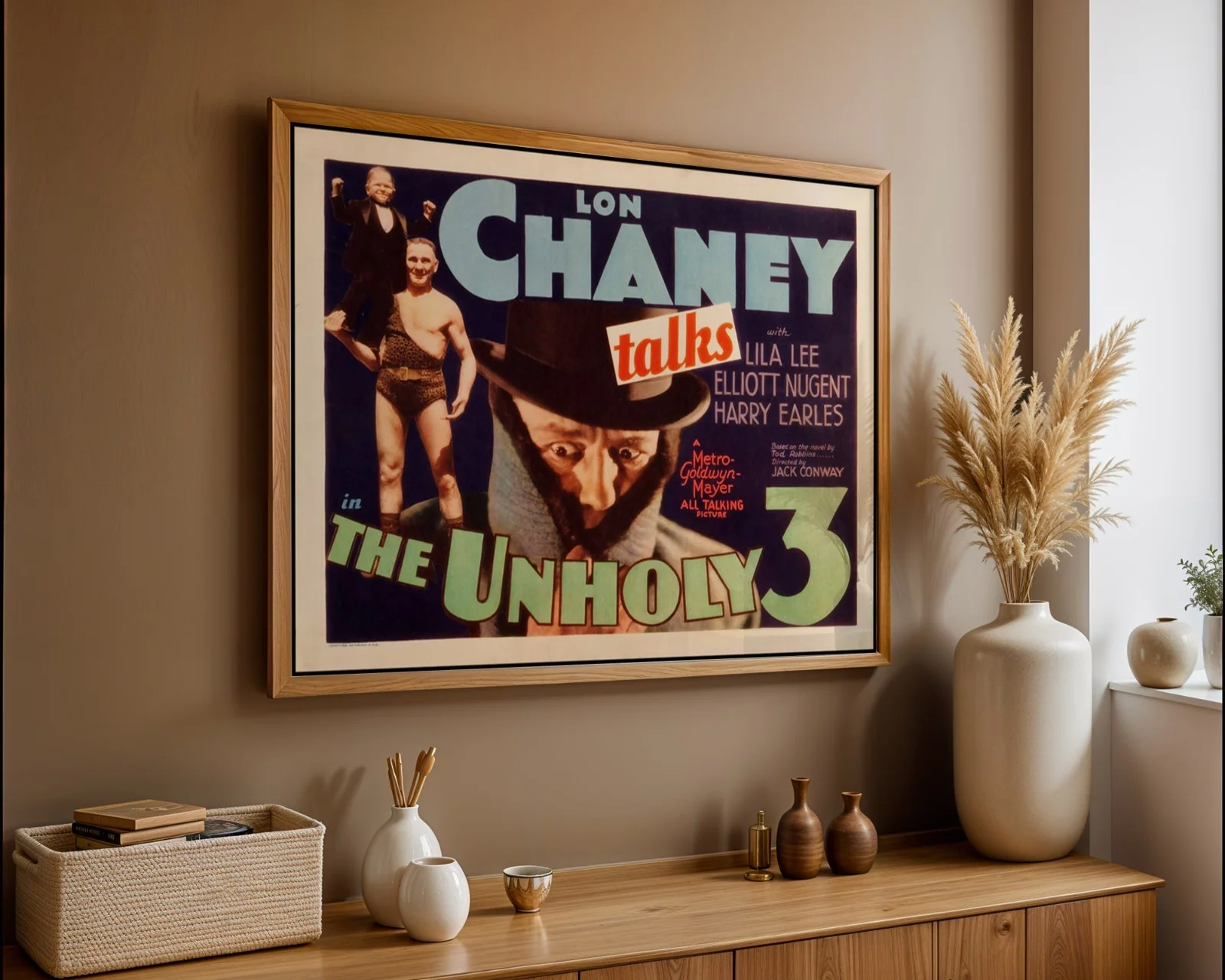 The Unholy Three - 1925 Lost Crime Film Restored 30" x 40" UK Quad Poster, изображение 3