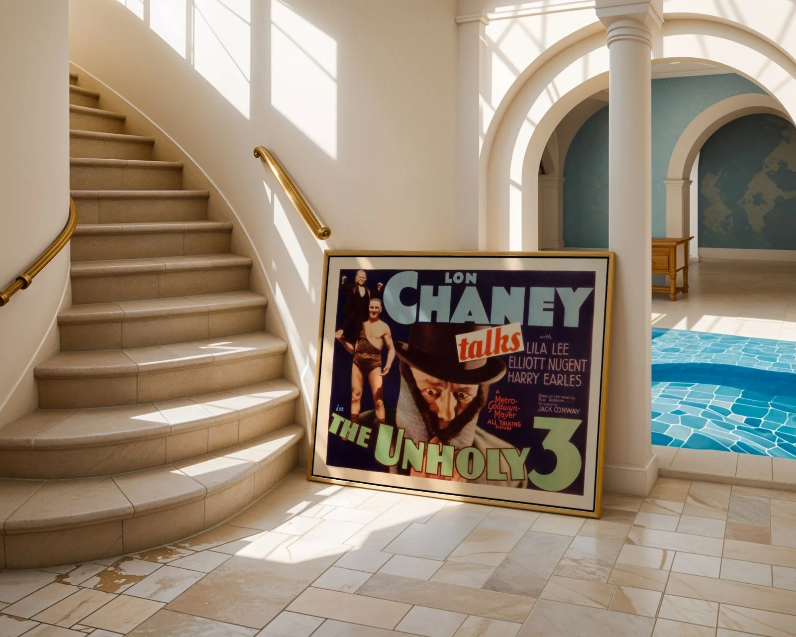 The Unholy Three - 1925 Lost Crime Film Restored 30" x 40" UK Quad Poster, изображение 4
