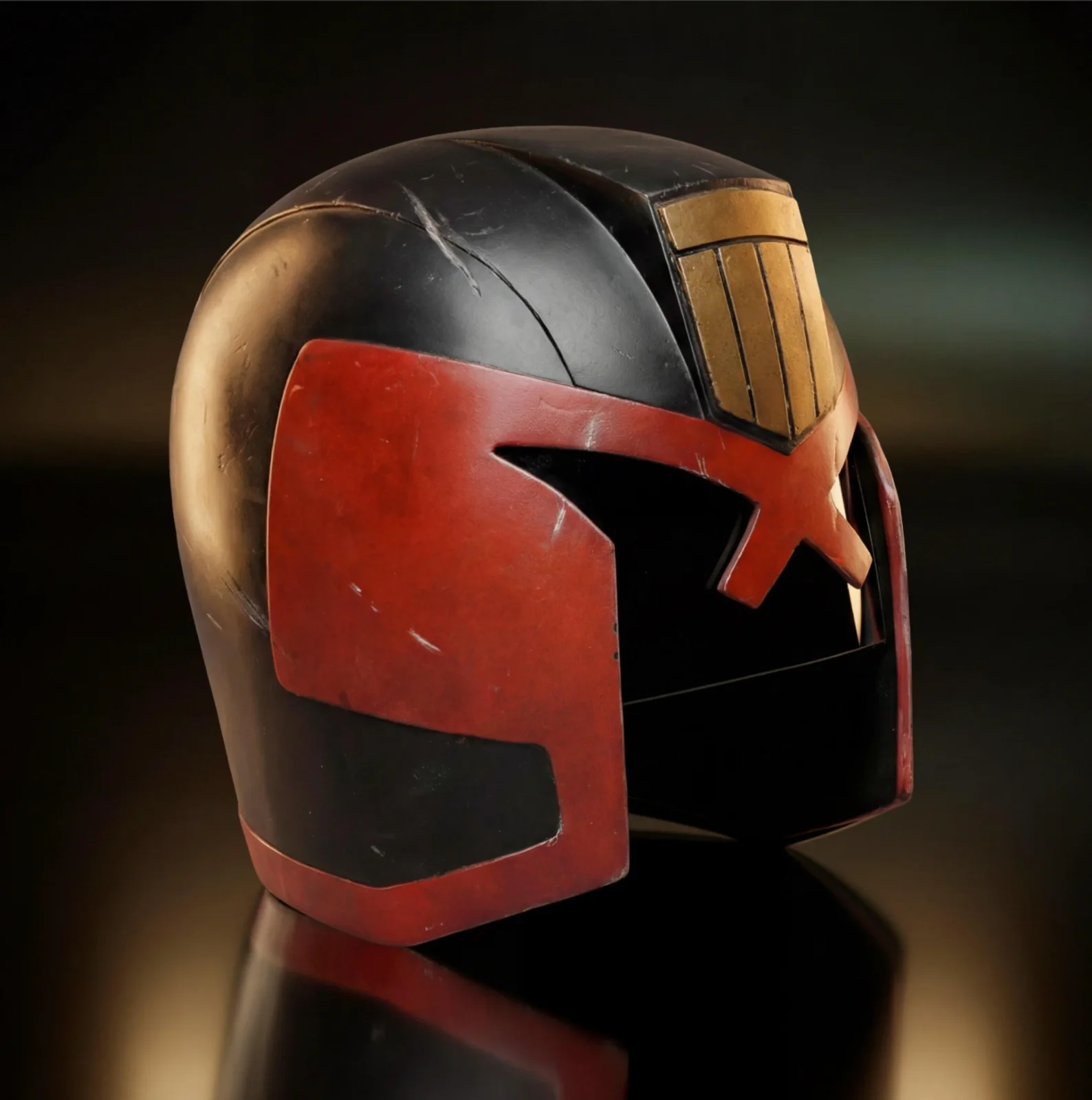 Dredd (2012): Production-Made Judge Dredd Helmet, image 2