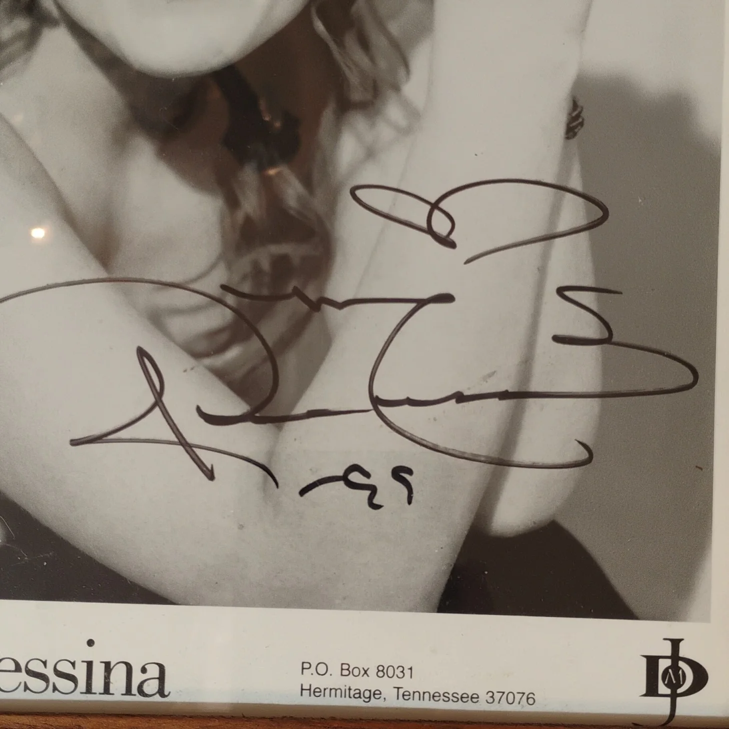 Jo Dee Messina Autographed Framed Photo Music vintage autograph, изображение 3