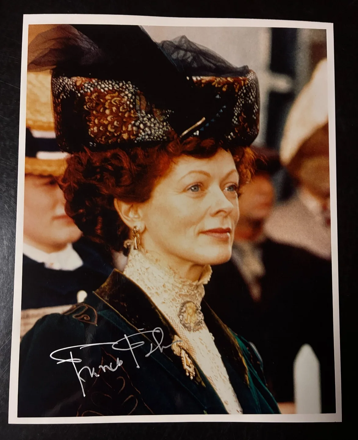 Frances Fisher — Frances Fisher Titanic 8x10 Hand Signed Photo – Autographs‑Etc. 1990s COA