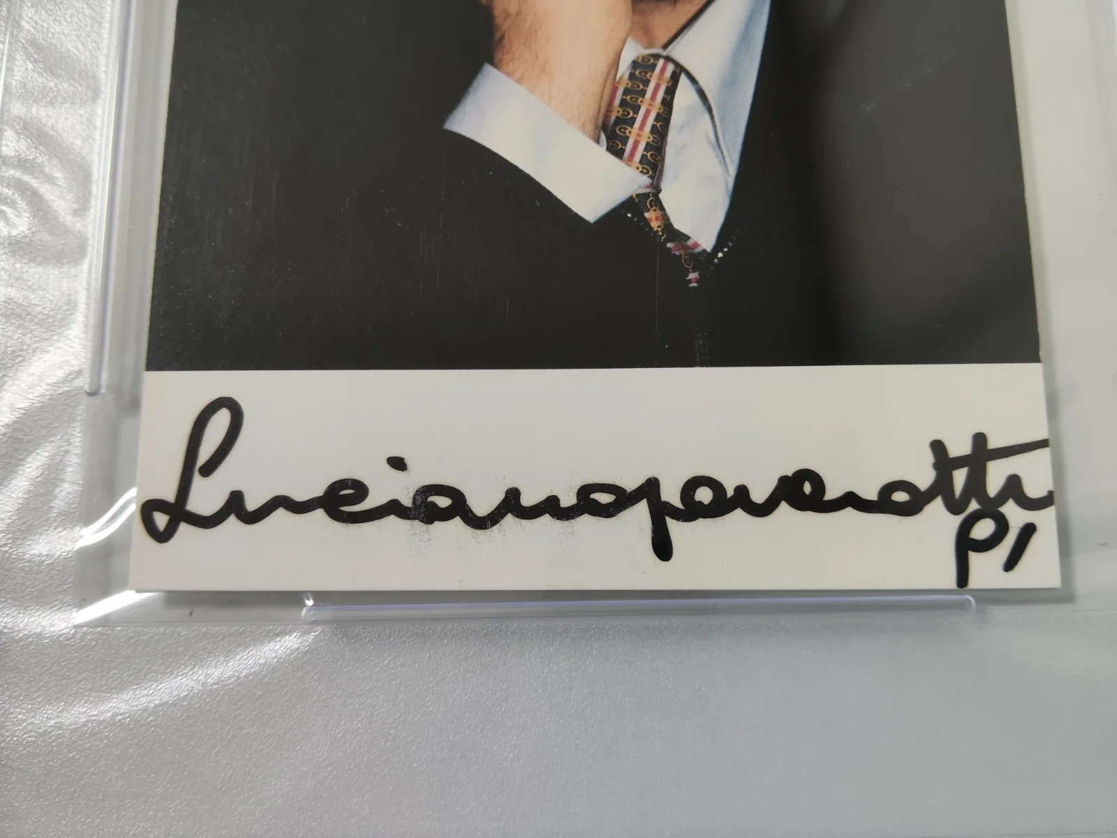 luciano pavarotti autograph signed photo PSA/DNA, изображение 2