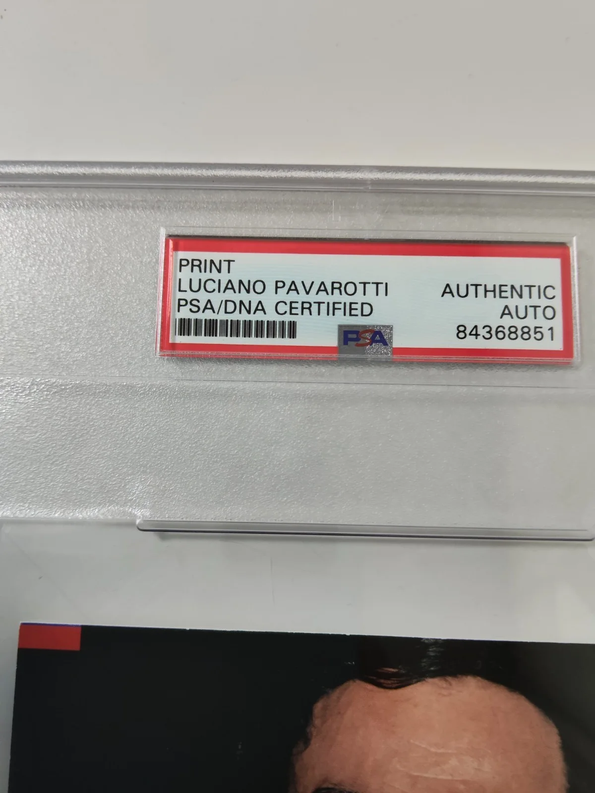 luciano pavarotti autograph signed photo PSA/DNA, изображение 3