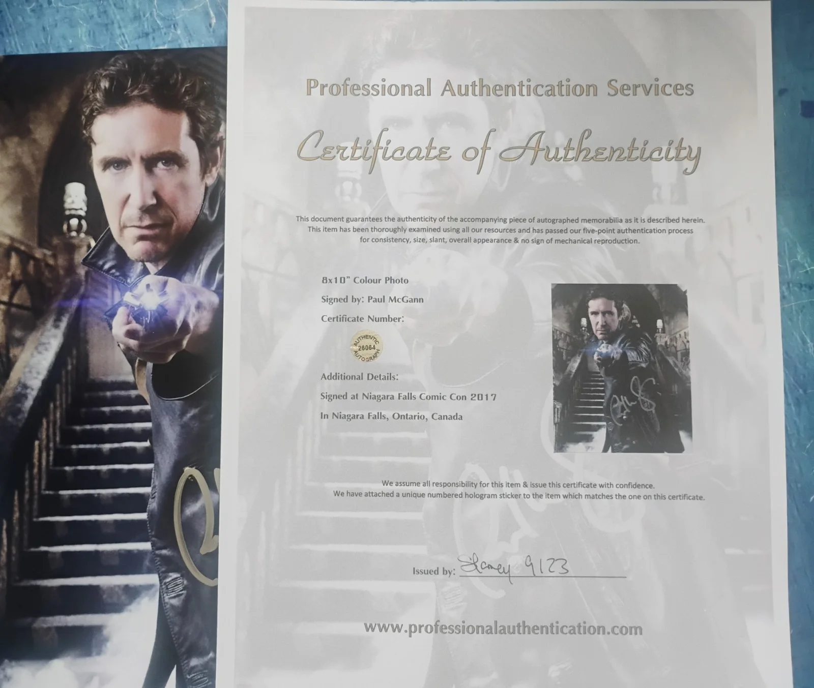 Paul McGann Hand Signed Autograph 8x10 Photo COA Doctor Who NO US TARIFFS, image 4