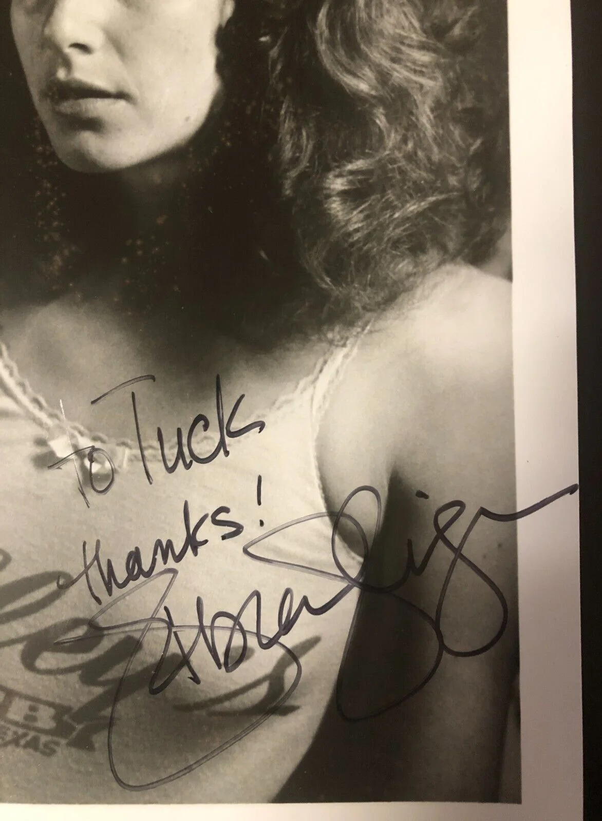DEBRA WINGER — ACTRESS DEBRA WINGER *AN OFFICER AND A GENTLEMAN* Hand-Signed AUTOGRAPH Actress, image 3