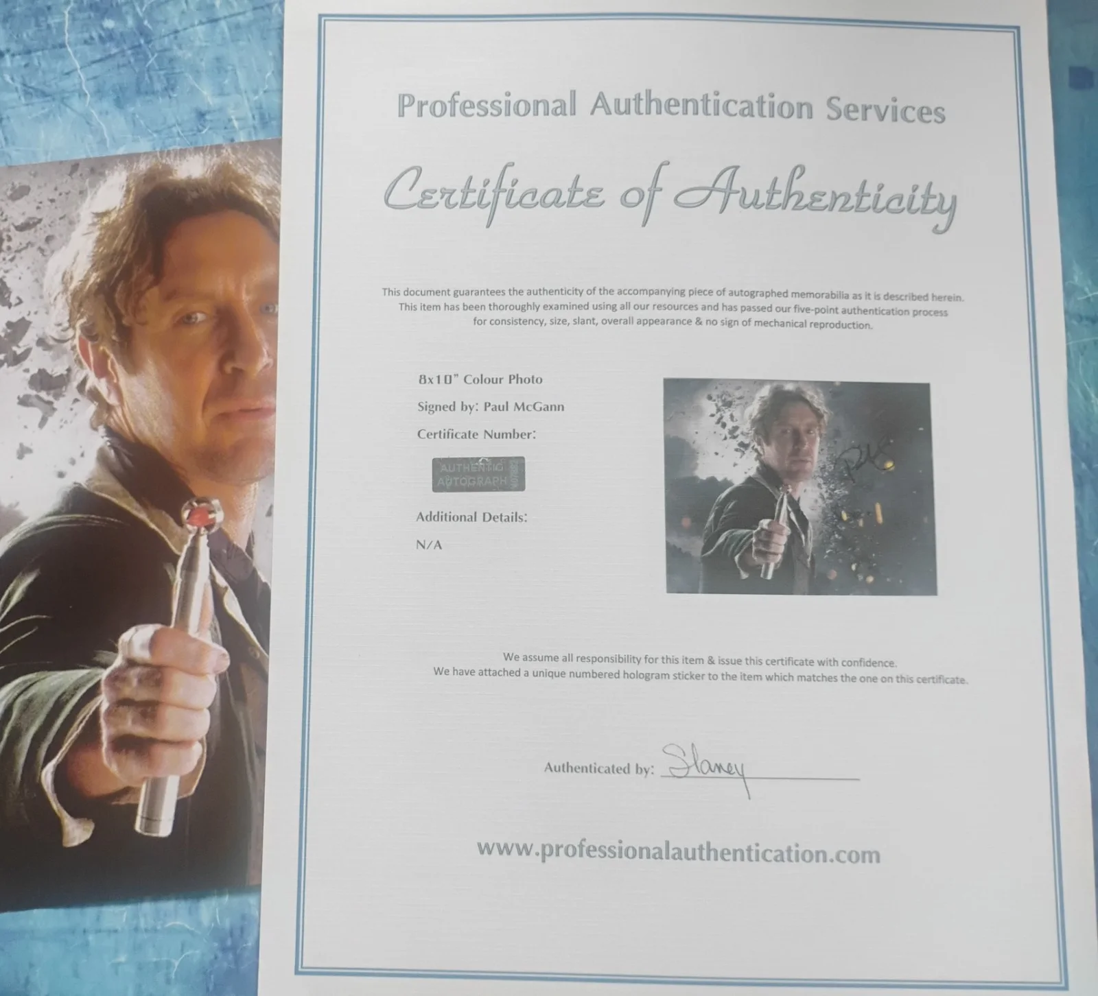Paul McGann Hand Signed Autograph 8x10 Photo COA Doctor Who NO US TARIFFS, image 4