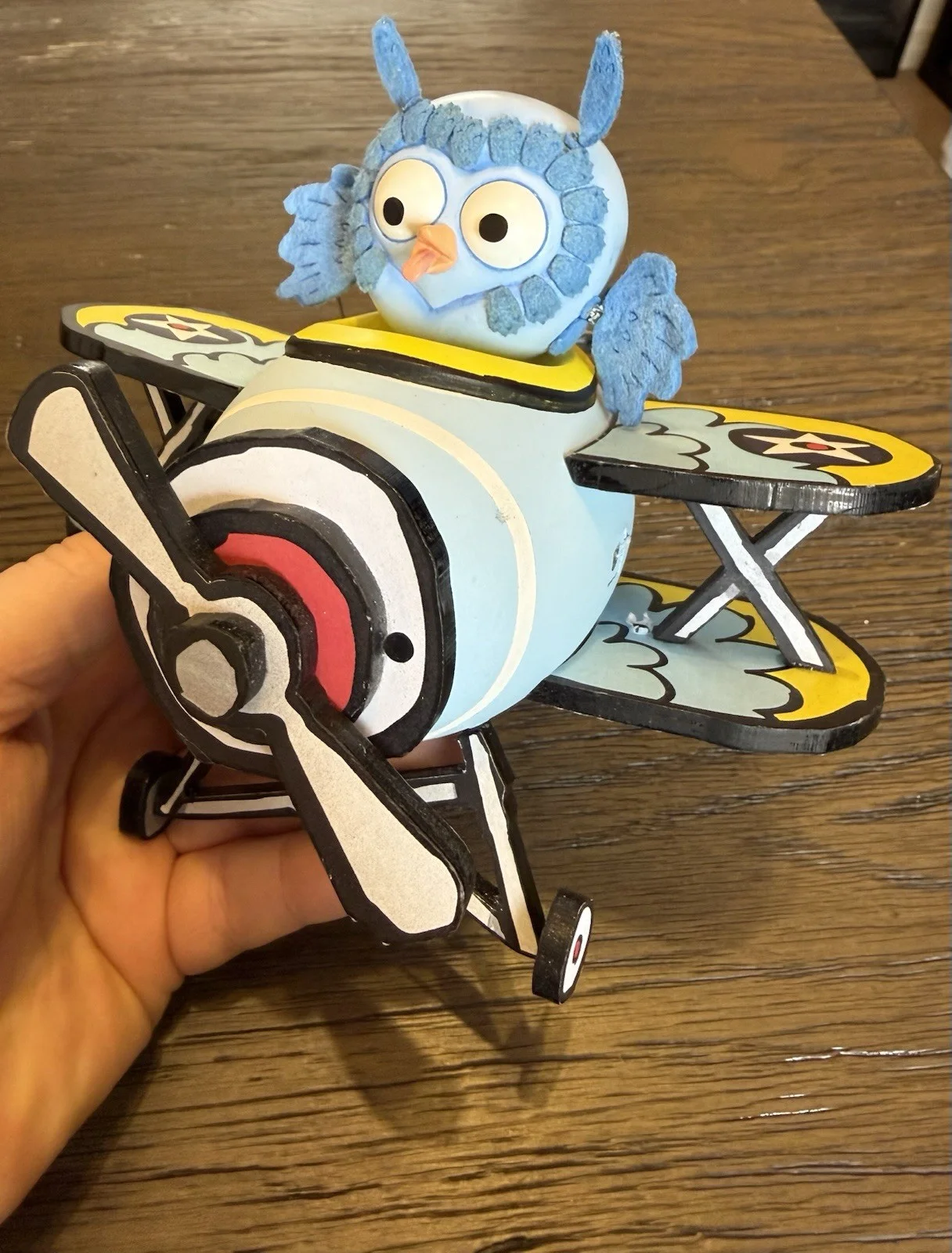 Norman Picklestripes TV Screen Used Prop Blue Baby Owl Plane Stop Motion & More, изображение 5