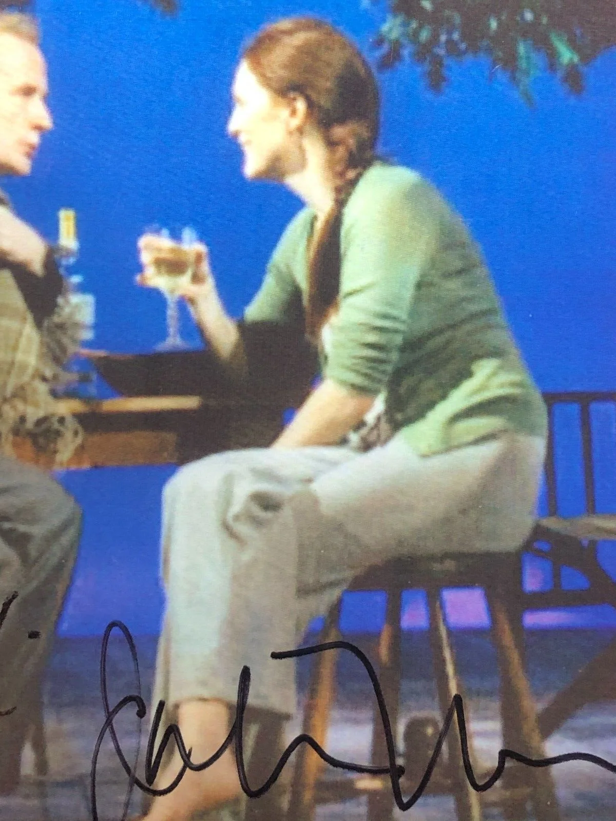 BILL NIGHY / JULIANNE MOORE — BILL NIGHY & JULIANNE MOORE AUTOGRAPH SIGNED BROADWAY PHOTO "THE VERTICAL HOUR", изображение 5