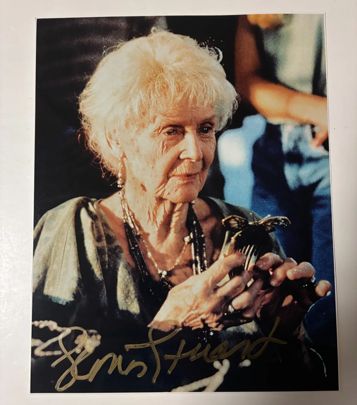 Gloria Stuart — Gloria Stuart - Titanic 8x10 Hand Signed Autograph – Star Shots Early 2000s COA, изображение 3