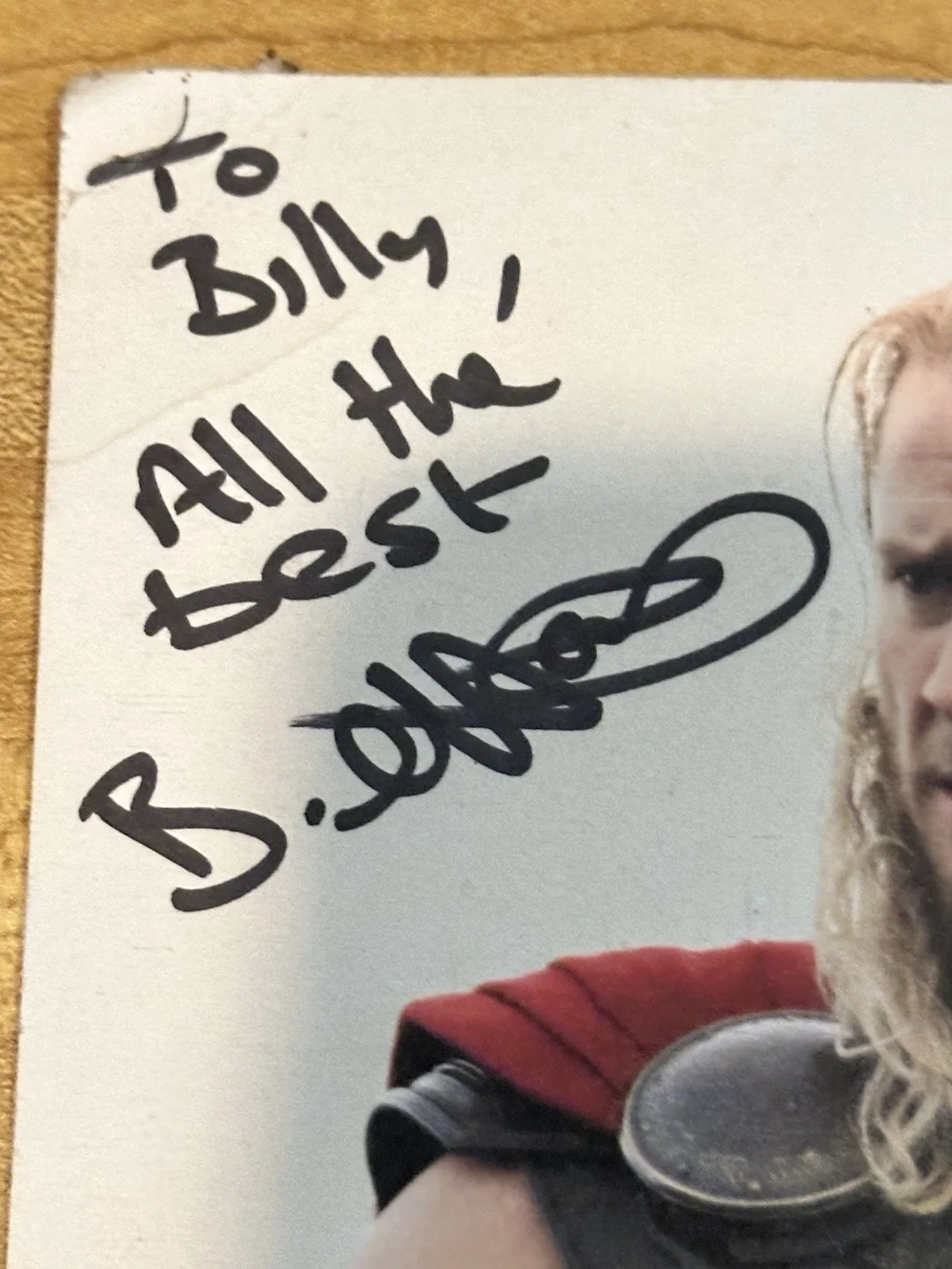 BOBBY HOLLAND HANTON - Thor Stunt Double - Thor GENUINE SIGNED AUTOGRAPH GTP ALL, image 2