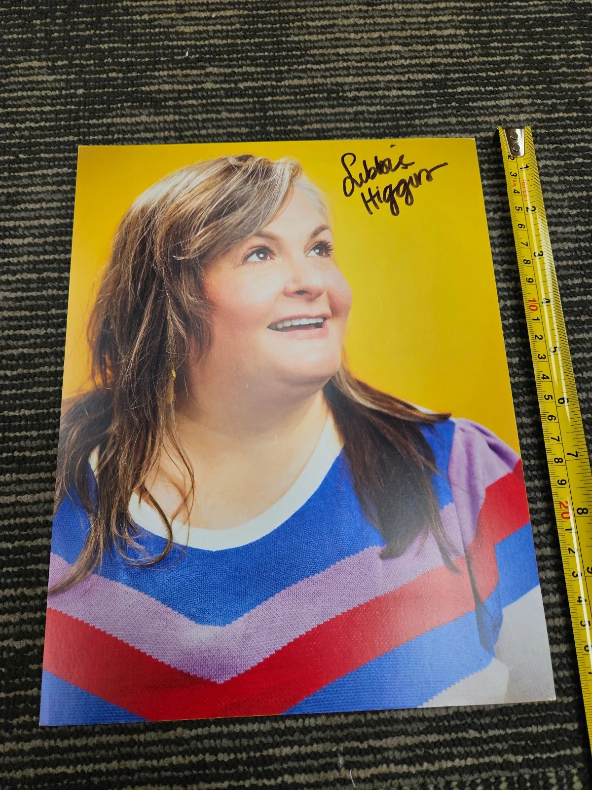 Libbie Higgins Signed Autographed Promo Photo Comedian YouTube, image 2
