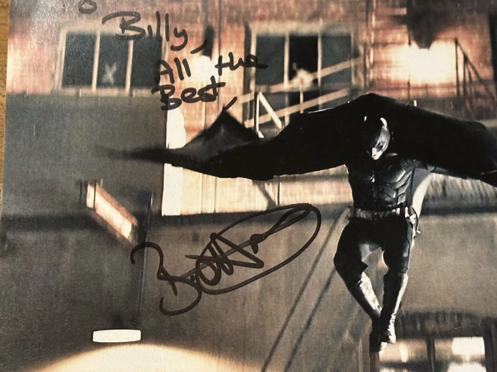 BOBBY HOLLAND HANTON Batman Stunt Double GENUINE SIGNED AUTOGRAPH GTP ALL, изображение 2