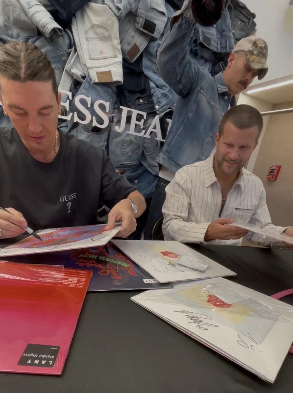 PAUL KLEIN & JAKE GOSS SIGNED SELF TITLED LANY BAND VINYL ALBUM AUTOGRAPH, изображение 5