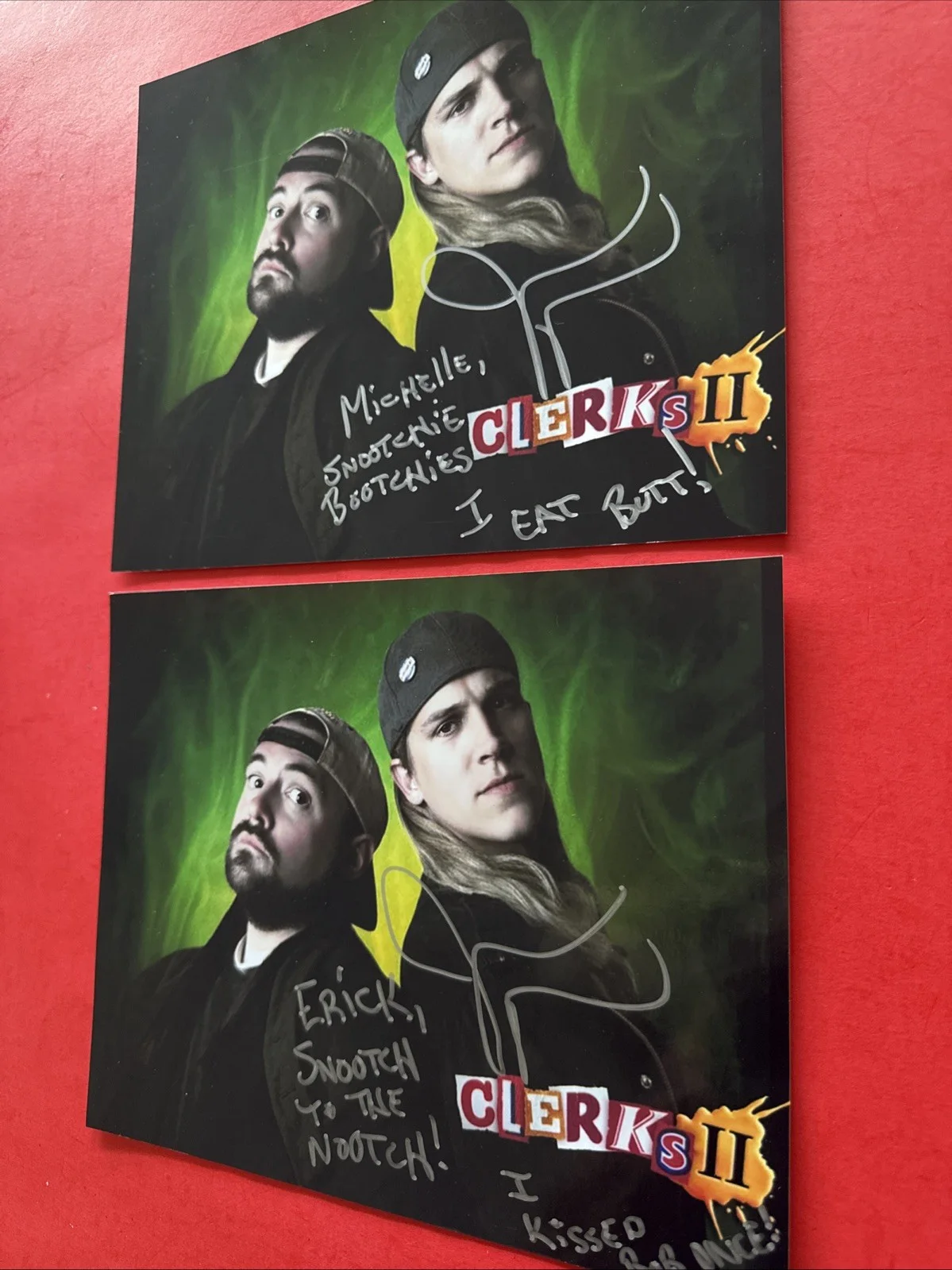 JASON MEWES — JASON MEWES CLERKS MALLRATS autograph signed photo X2 Auto Signature, image 5