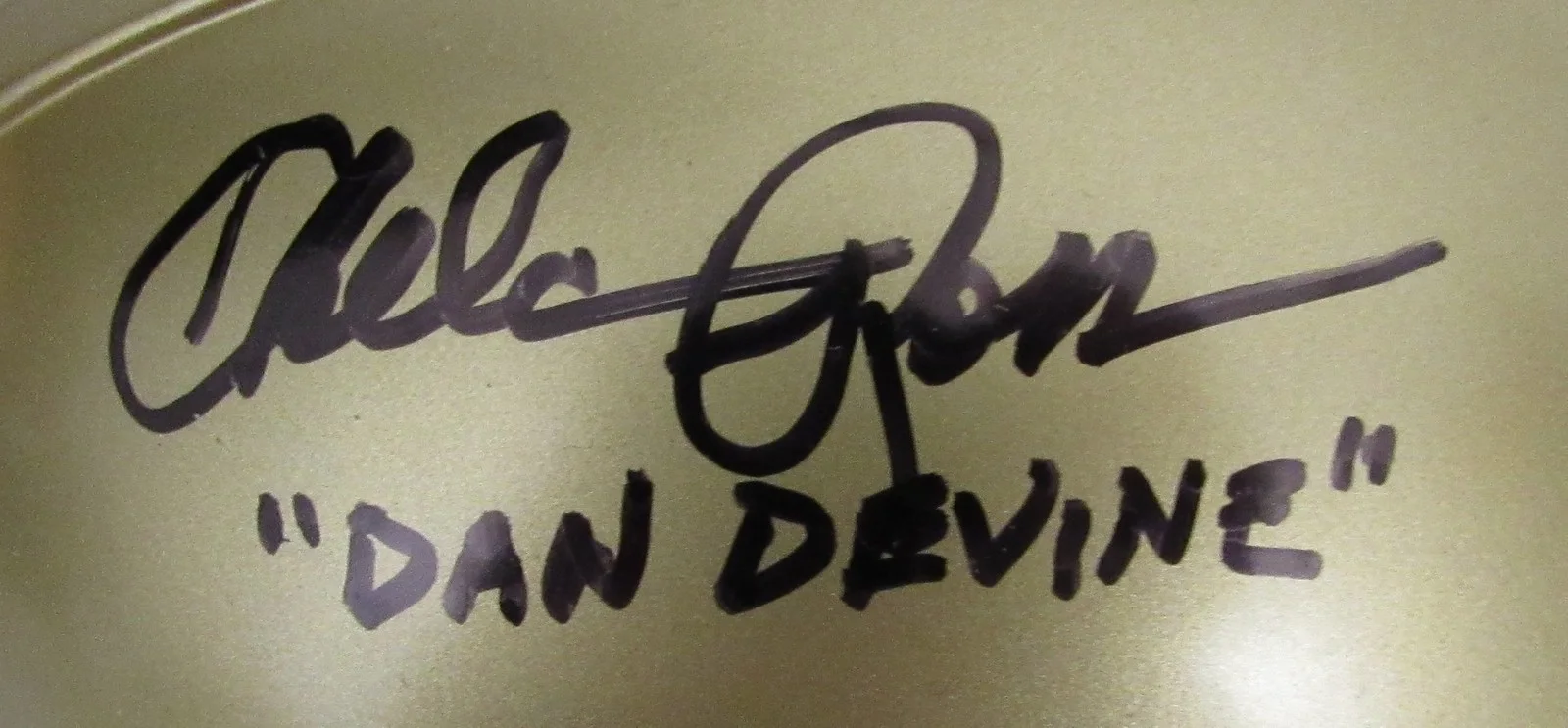 Sean Astin/Chelcie Ross Signed/Inscr Mini Helmet Notre Dame "Rudy" JSA 208020, изображение 4