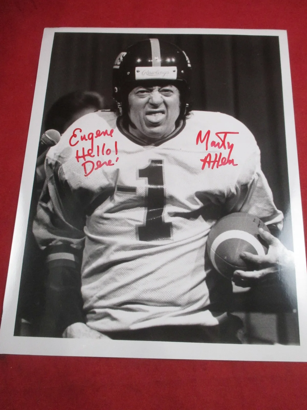 Marty Allen — Comedian MARTY ALLEN (1922-2018) AUTOGRAPH PHOTO~