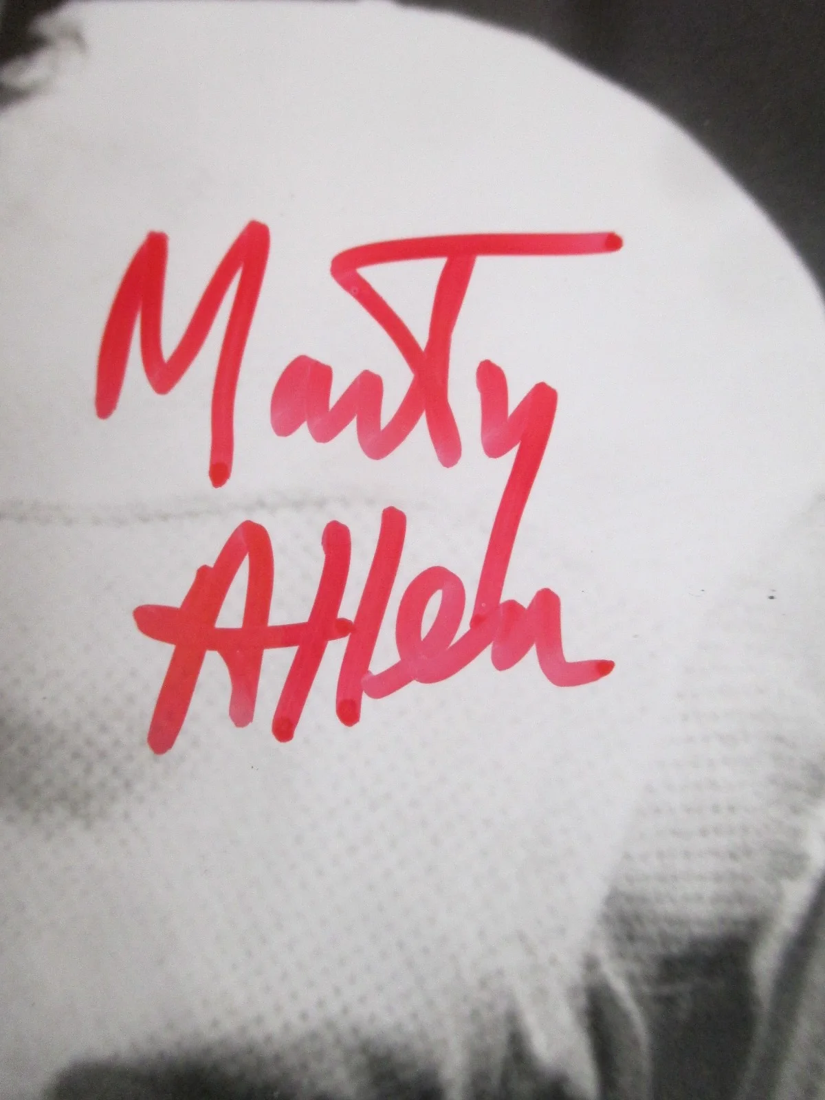 Marty Allen — Comedian MARTY ALLEN (1922-2018) AUTOGRAPH PHOTO~, image 2