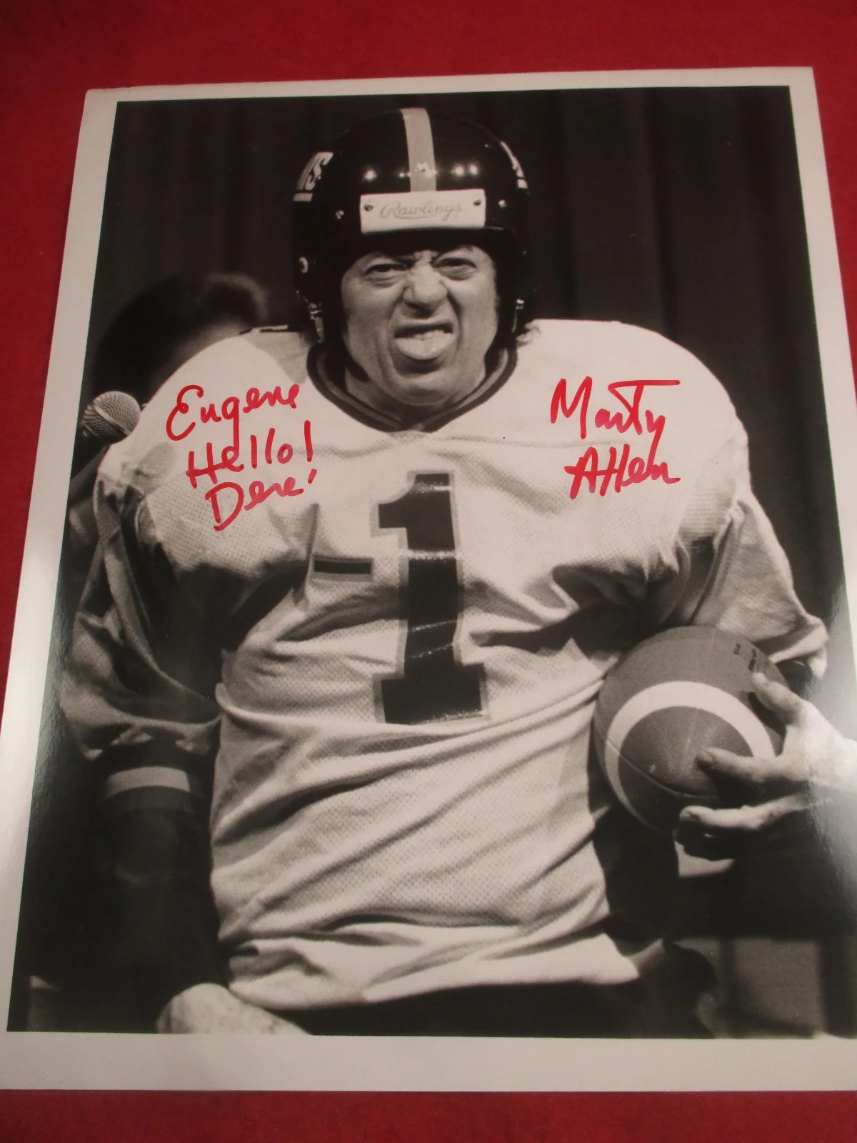 Marty Allen — Comedian MARTY ALLEN (1922-2018) AUTOGRAPH PHOTO~, image 4