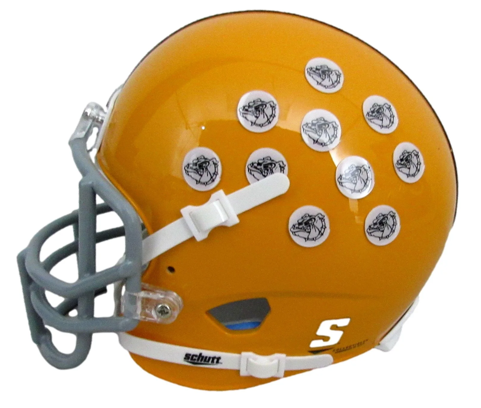 Lea Thomson Signed/Inscr Mini Football Helmet "All the Right Moves" JSA 208021, image 4