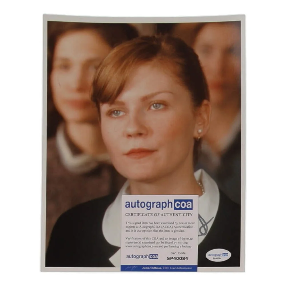Kirsten Dunst — Kirsten Dunst Signed "Mona Lisa Smile" 8x10 Photo (ACOA) - Elizabeth "Betty" War, изображение 2