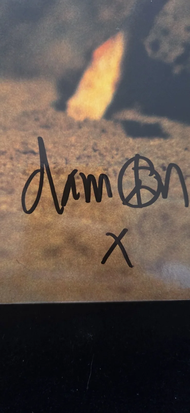Damon Albarn Signed Parklife Vinyl Blur, image 3