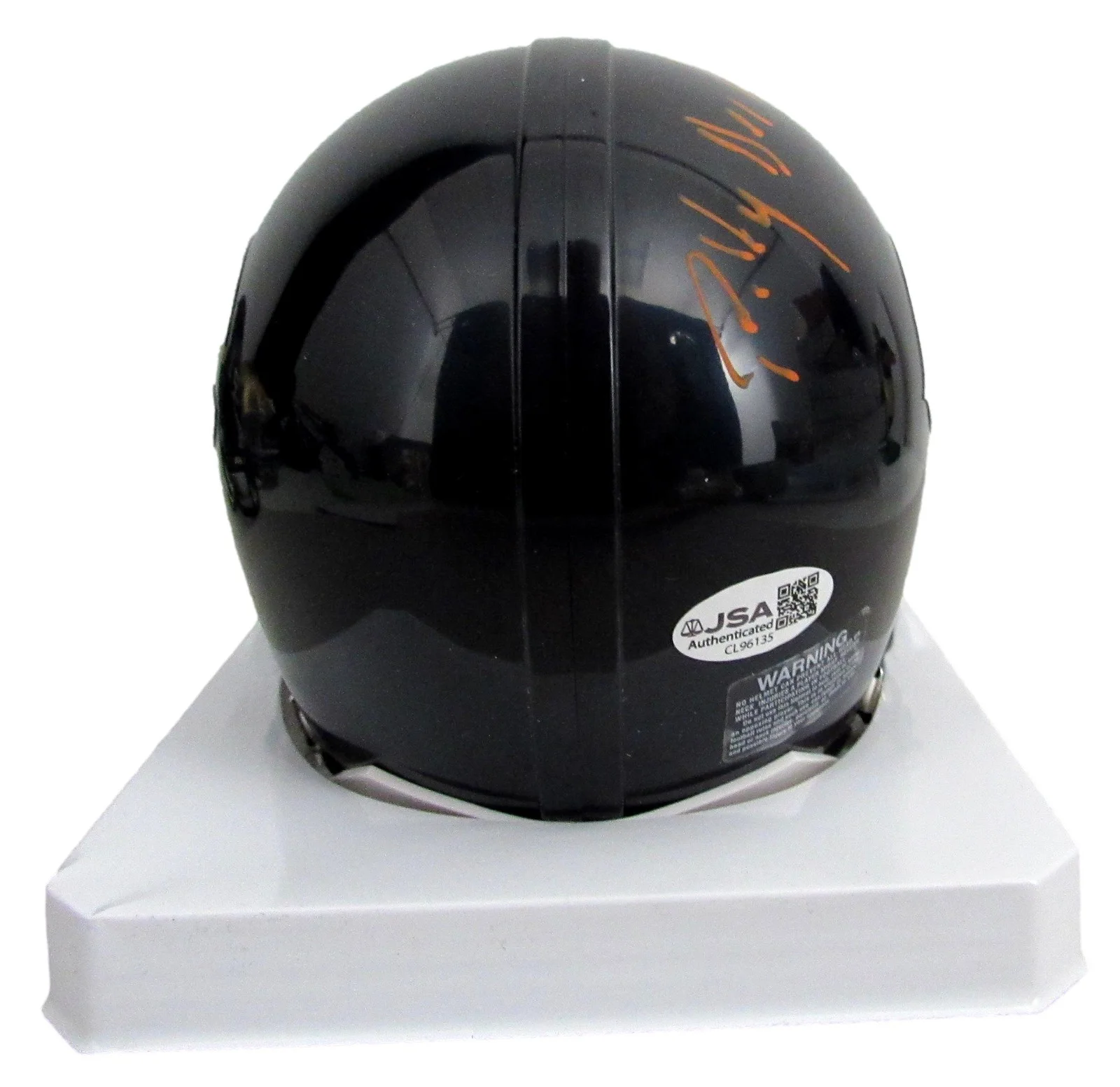 Billy Dee Williams Signed Mini Football Helmet Bears "Brian's Song" JSA 208018, изображение 4
