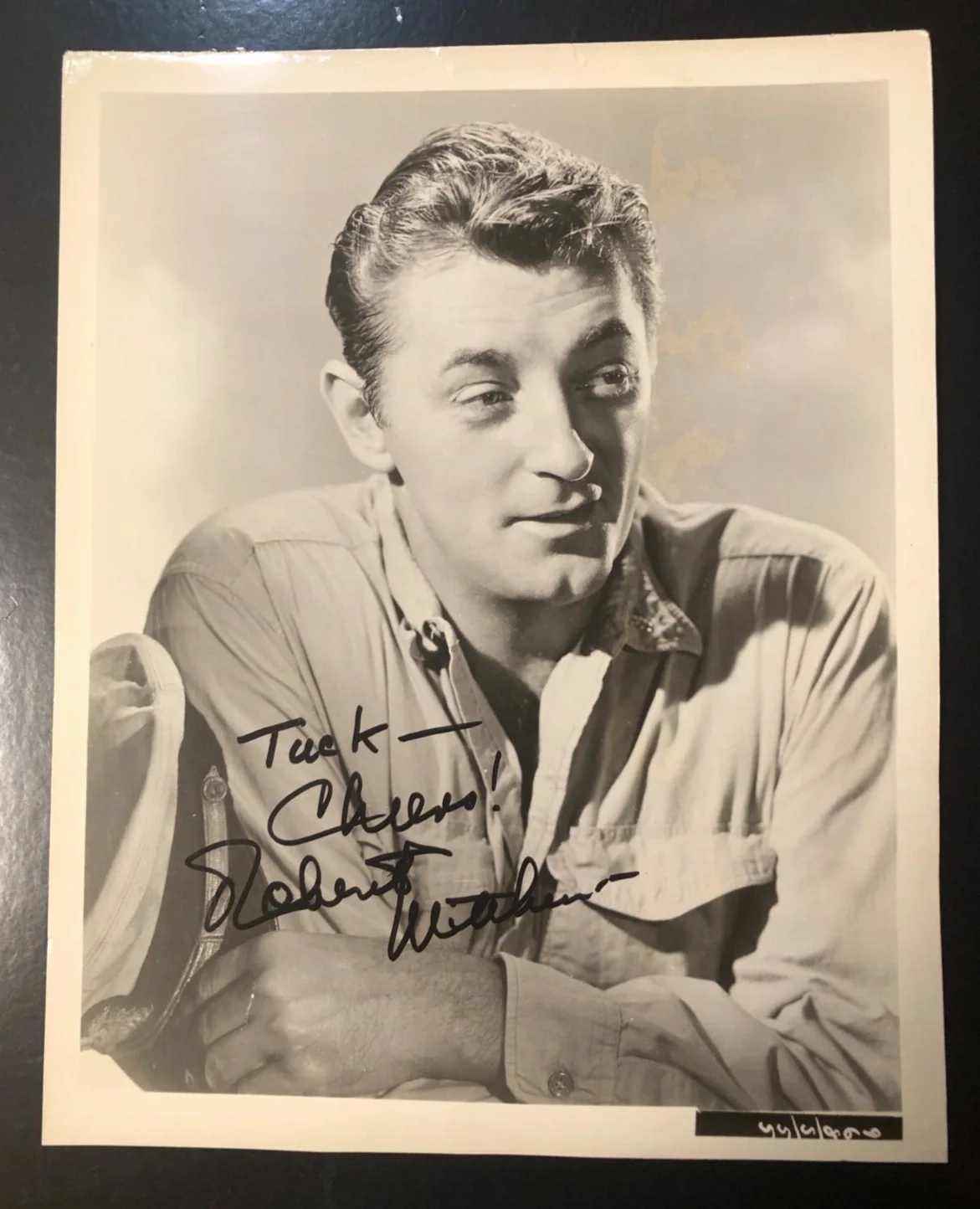Robert Mitchum — Actor ROBERT MITCHUM - ORIGINAL Hand-Signed Autographed Publicity Still 8 x 10, image 4