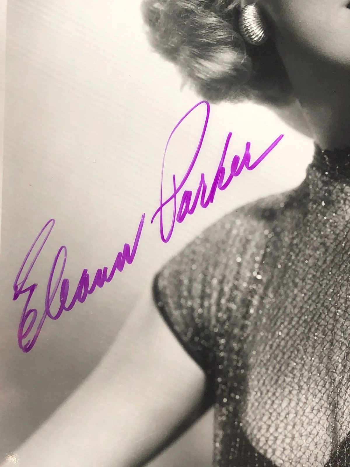 Eleanor Parker — Actress Eleanor Parker Hand Signed Celebrity Autographed Publicity Photo, изображение 2