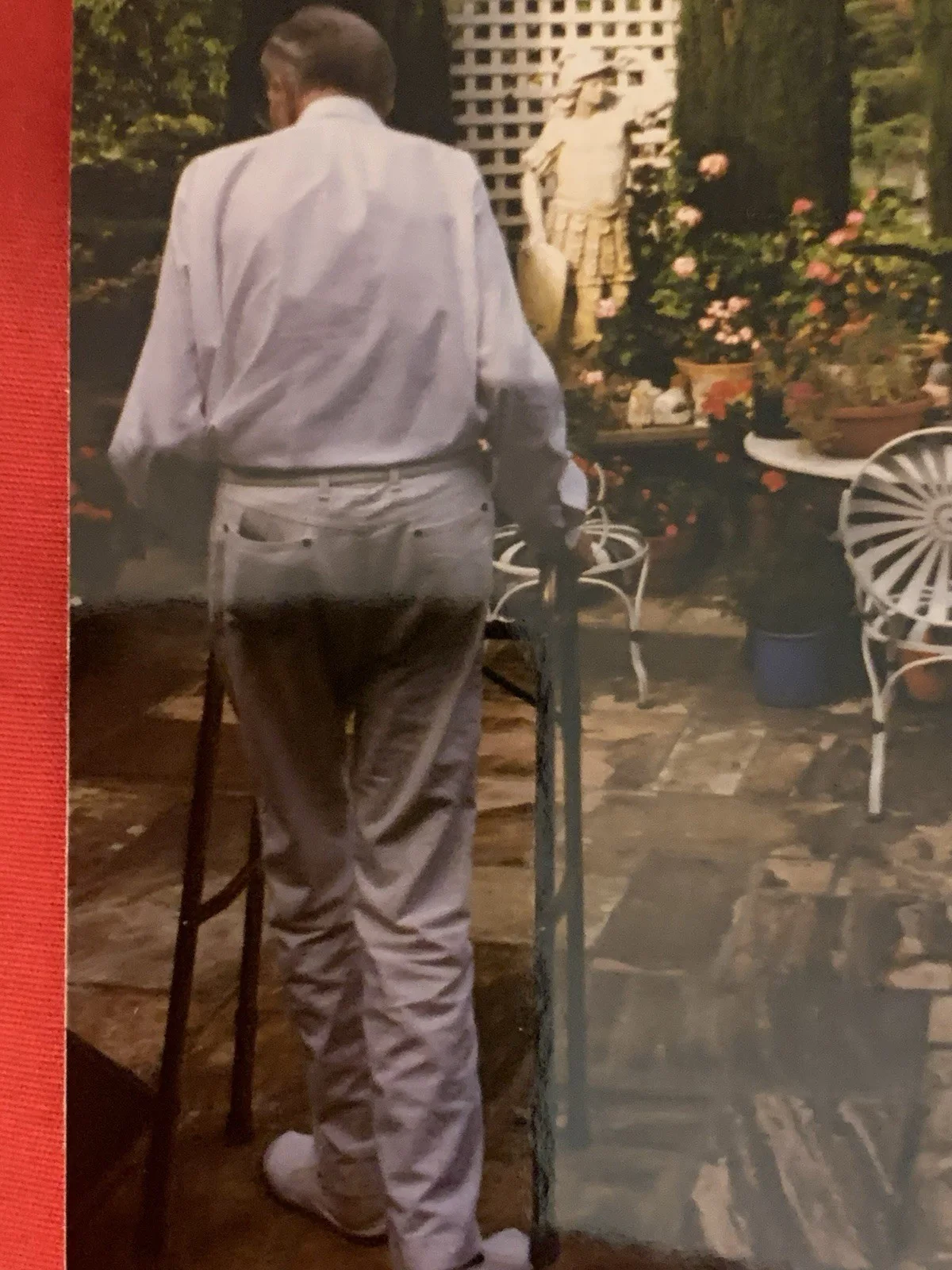 Vincent Price Estate Candid Photo Vincent End Of Life In His Last Garden! 15h, изображение 2