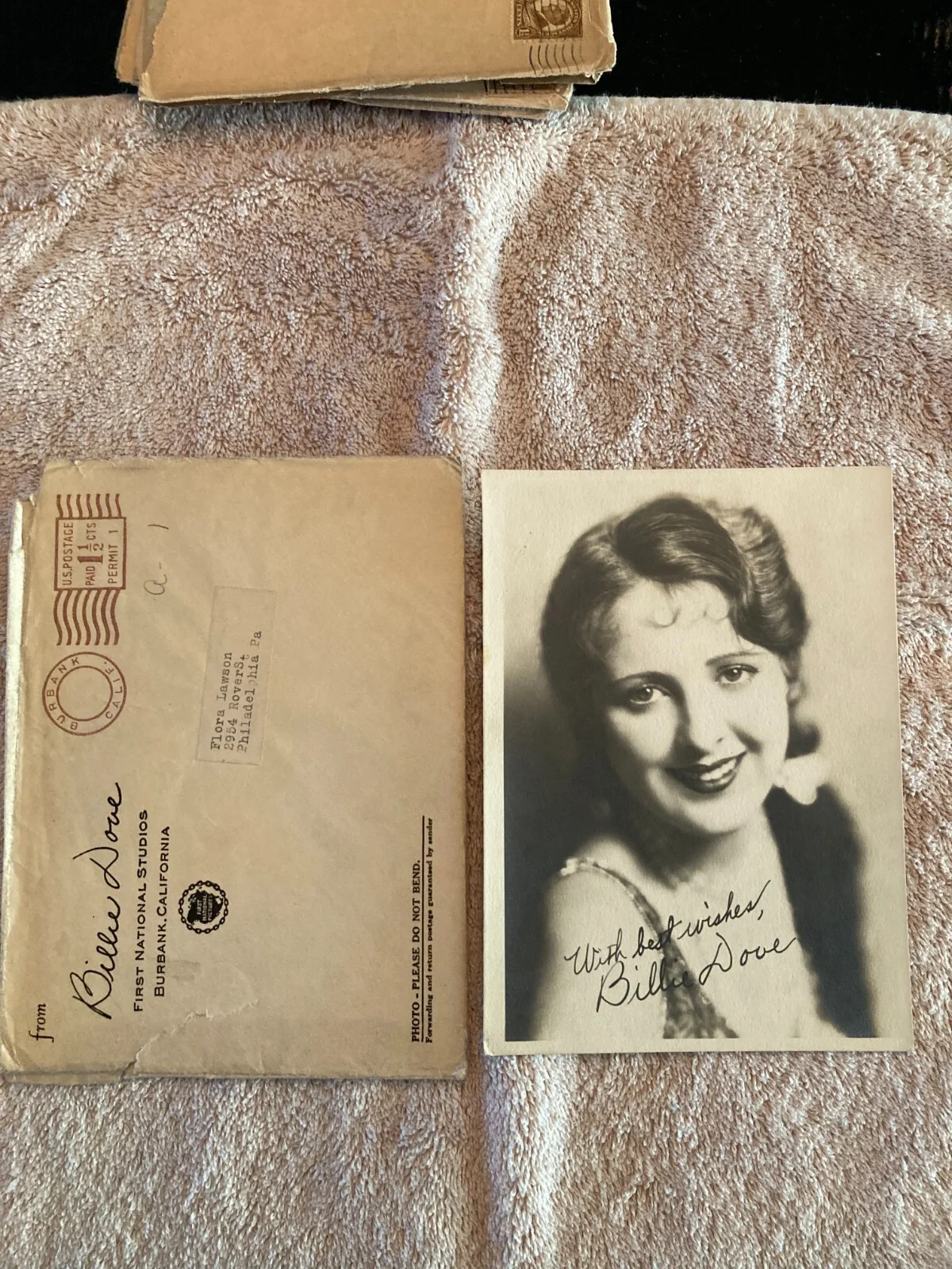 Actress Photo Billie Dove Original Signed Studio Photo w/ Mailer 5x7", изображение 4