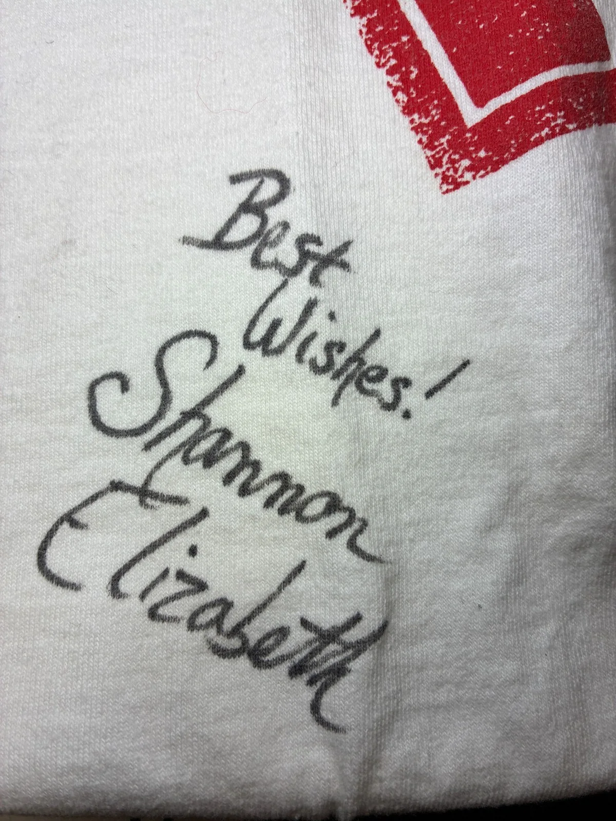 See Decription — American Pie Cast Signed T‑Shirt 7 Autographs Hannigan Biggs Klein Scott *RARE*, изображение 2