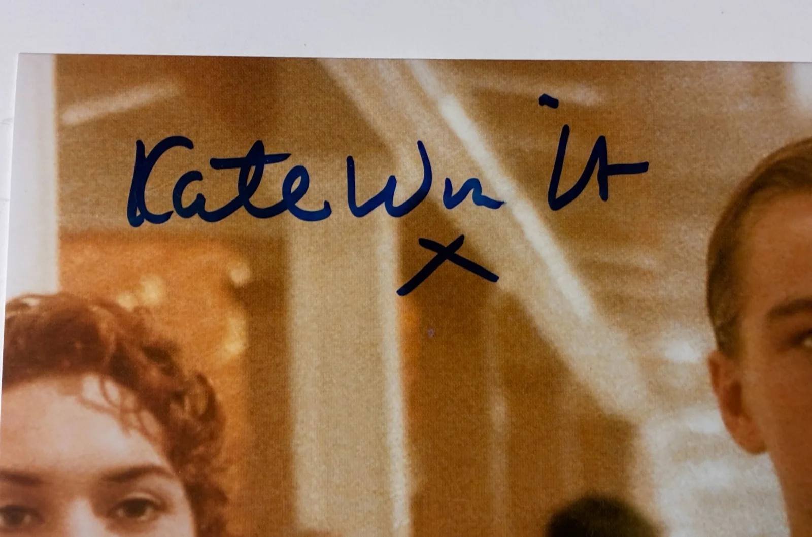 Kate Winslet, Leonardo DiCaprio — DiCaprio & Kate Winslet Titanic 8x10 Signed – True Collectors 1990s COA, image 2