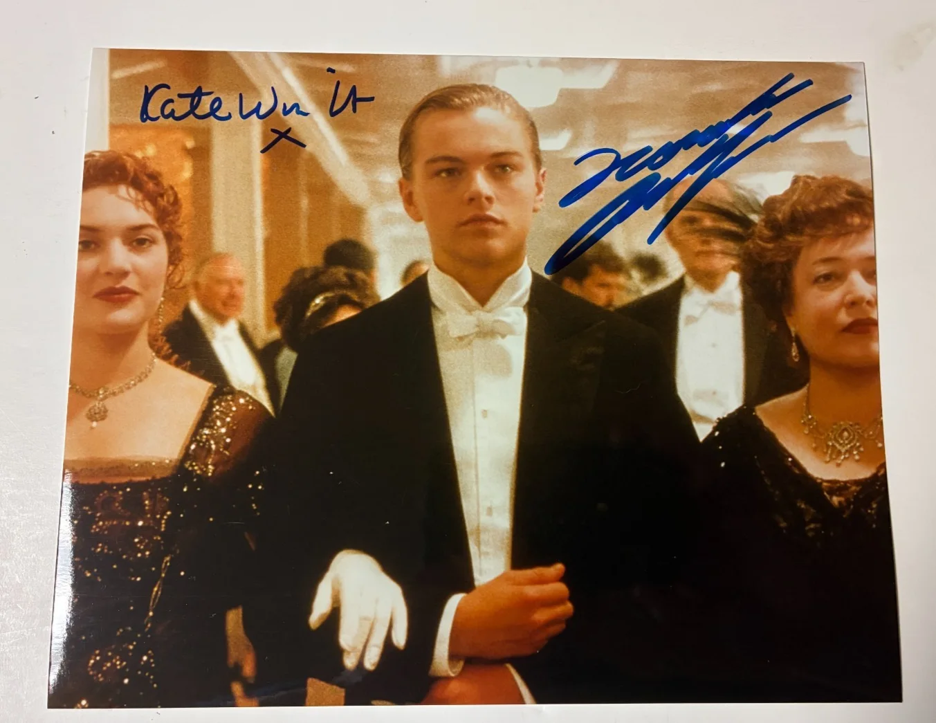 Kate Winslet, Leonardo DiCaprio — DiCaprio & Kate Winslet Titanic 8x10 Signed – True Collectors 1990s COA, image 4