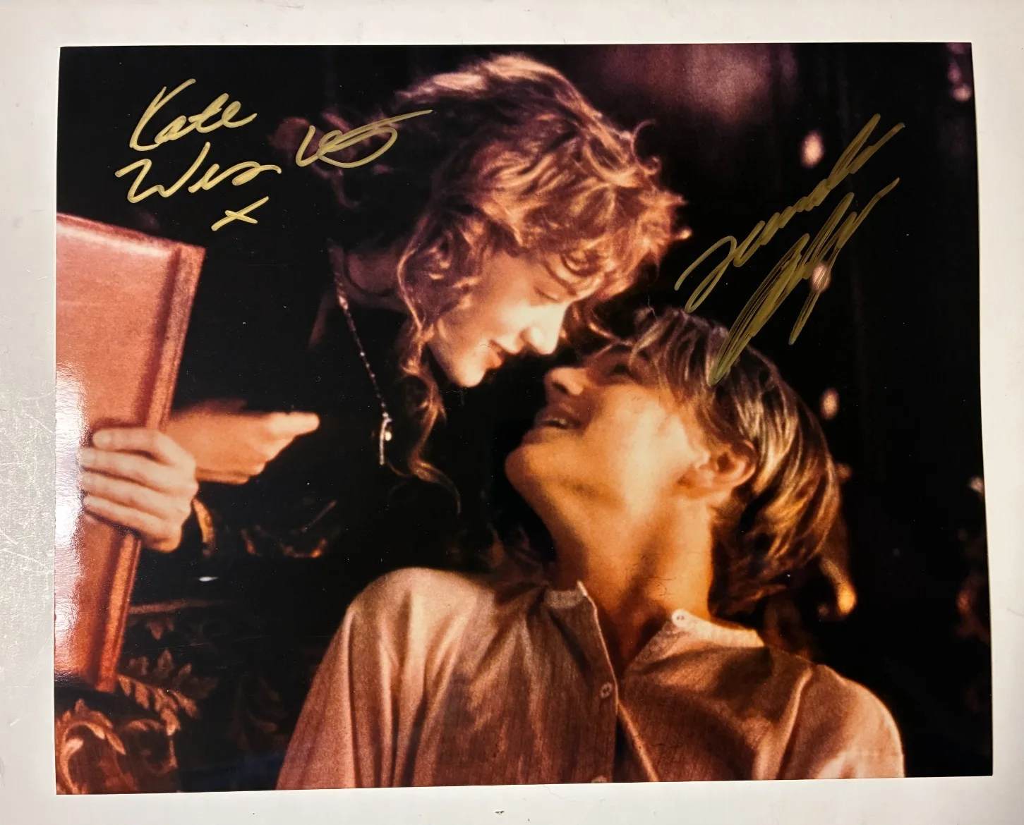 Kate Winslet & Leonardo DiCaprio — DiCaprio & Kate Winslet Titanic 8x10 Signed Autographed Classic Memorabilia COA