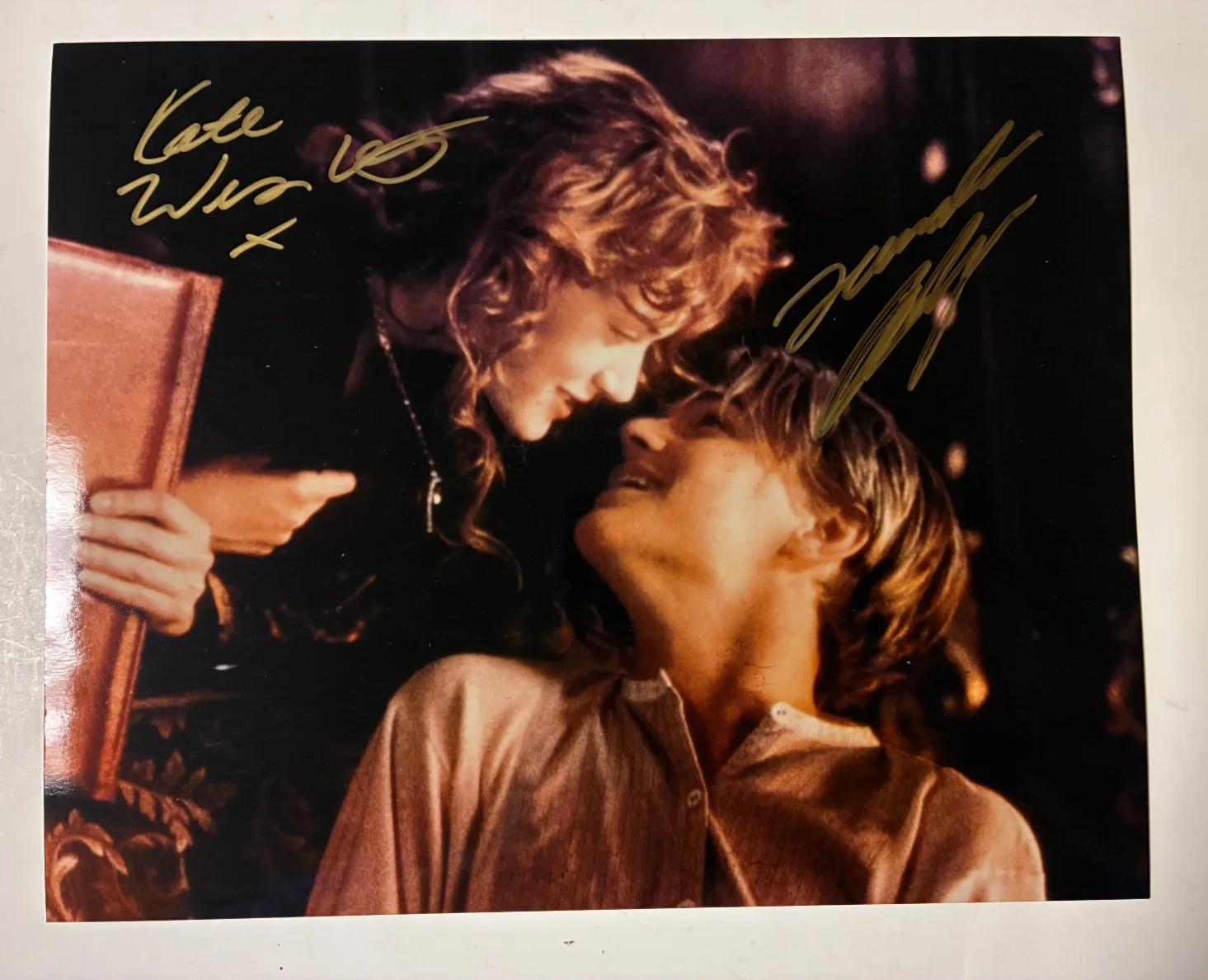 Kate Winslet, Leonardo DiCaprio — DiCaprio & Kate Winslet Titanic 8x10 Signed Autographed Classic Memorabilia COA, image 2