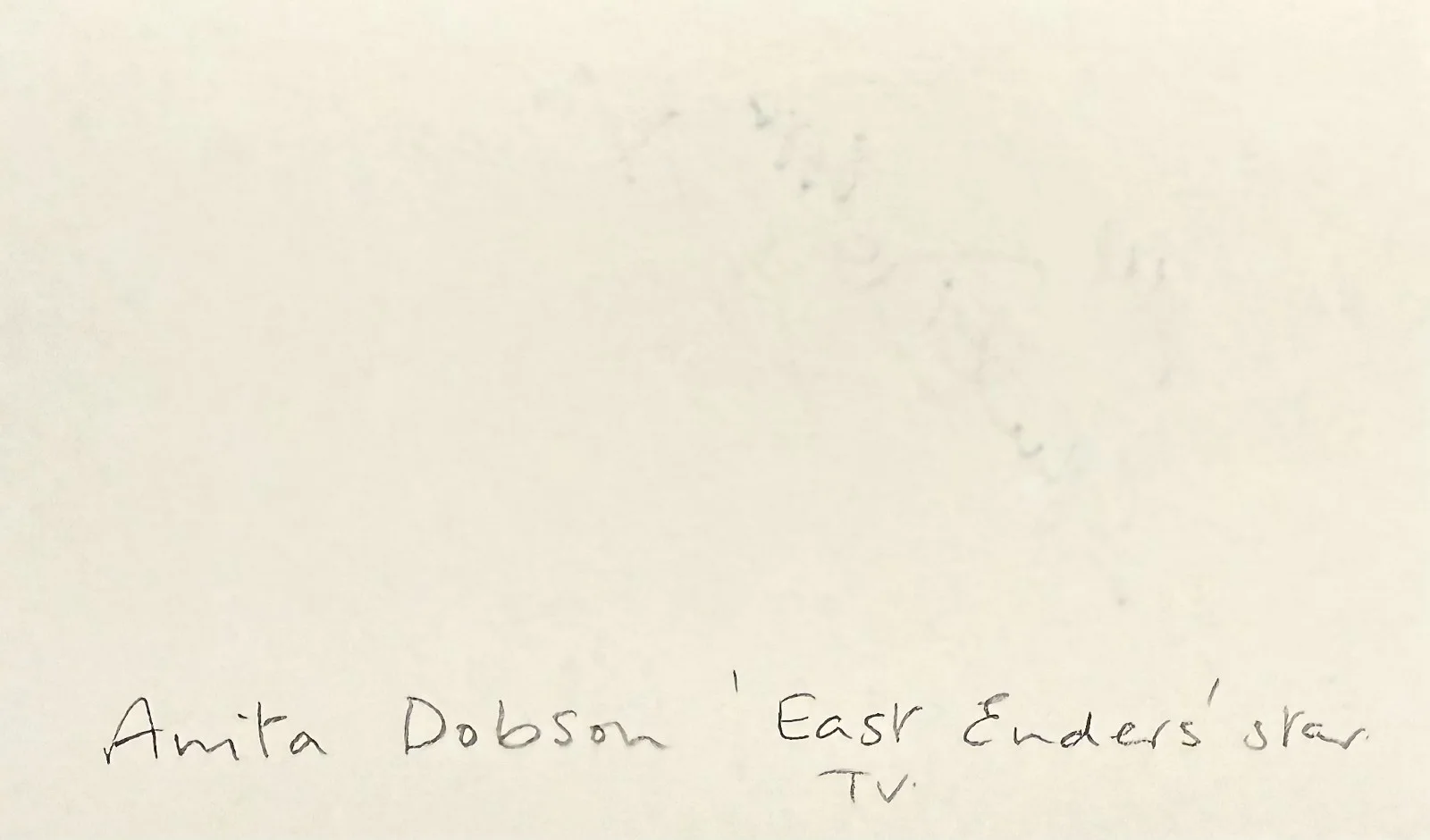 Anita Dobson — ANITA DOBSON Signed Autographed 3"x 5" INDEX CARD Curfew EastEnders DOCTOR WHO, изображение 4