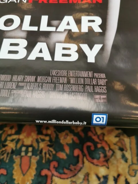 Italian Million Dollar Baby Poster Eastwood Hilary Swank Morgan Freeman, изображение 2