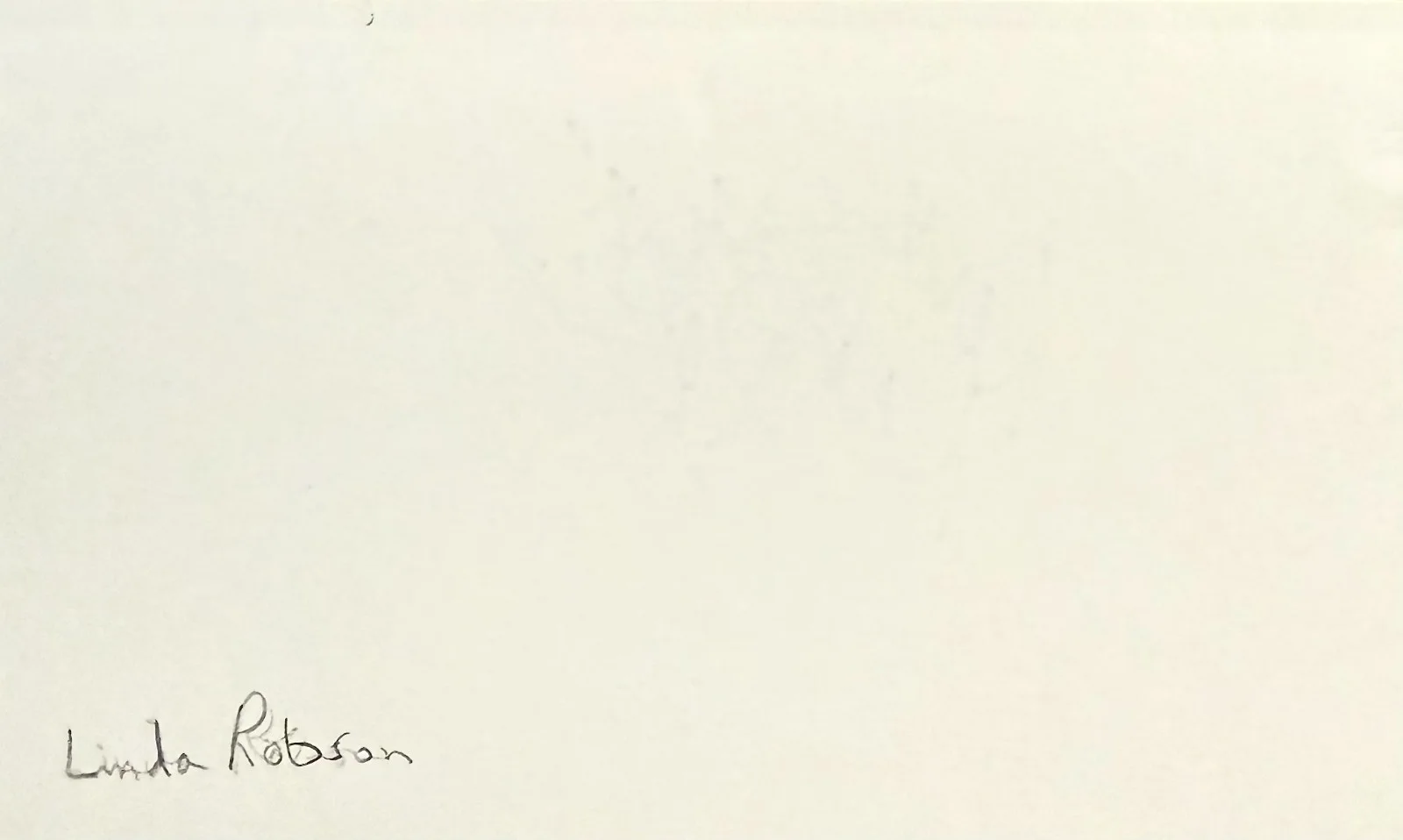 Linda Robson — LINDA ROBSON Signed Autograph 3"x 5" INDEX CARD Birds of a Feather Loose Women, изображение 4