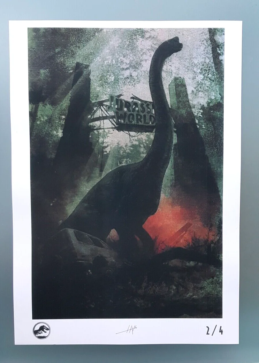 Jurassic World Fallen Kingdom (2018) Official ODEON Posters x4 full set, изображение 3