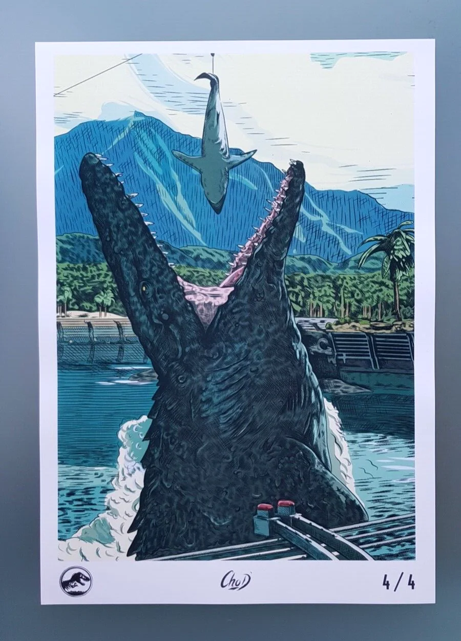 Jurassic World Fallen Kingdom (2018) Official ODEON Posters x4 full set, изображение 5