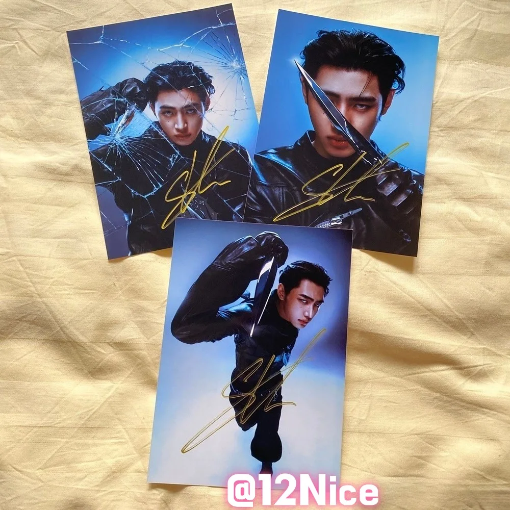 ENHYPEN Sunghoon Autographed Photo THE SIN VANISH Still Knife K-POP 4*6 2026 #Ni, изображение 2
