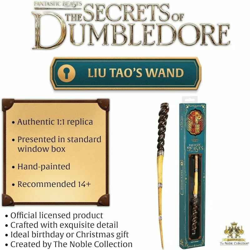 Fantastic Beasts Liu Taos Wand in Window Box - Noble Collection, image 3