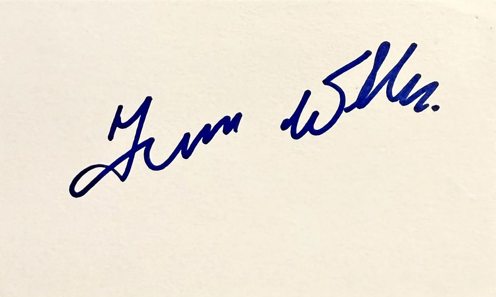 Frank Williams — FRANK WILLIAMS Autograph Signed 3x5 INDEX CARD Dad's Army The Army Game Robbery, image 3